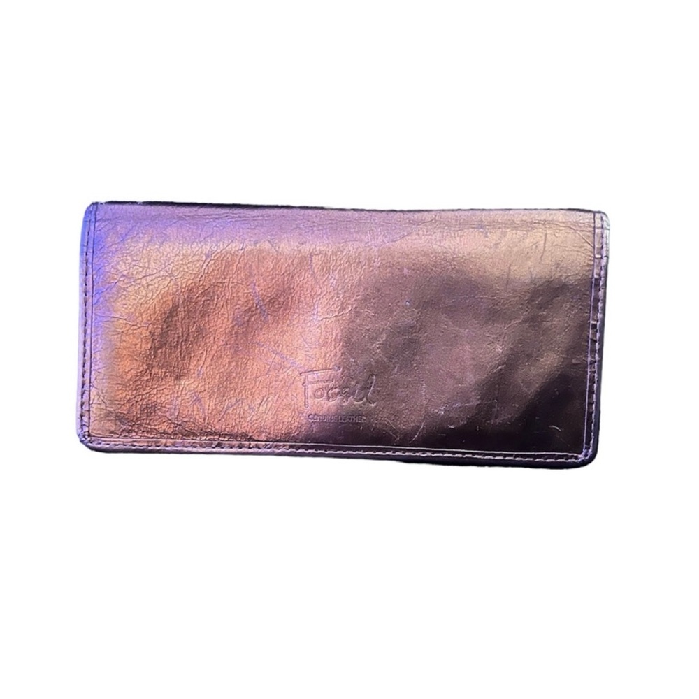 Vintage Fossil Butterfly Trifold Wallet - Picture 4 of 7